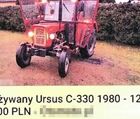 Fałszywa trzydziestka. Ciągnik nie dotarł, mimo przedpłaty